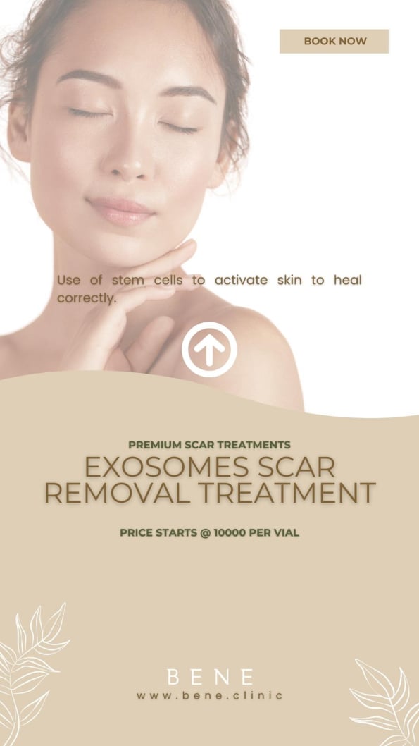 EXOSOMES SCAR REMOVAL TREATMENT