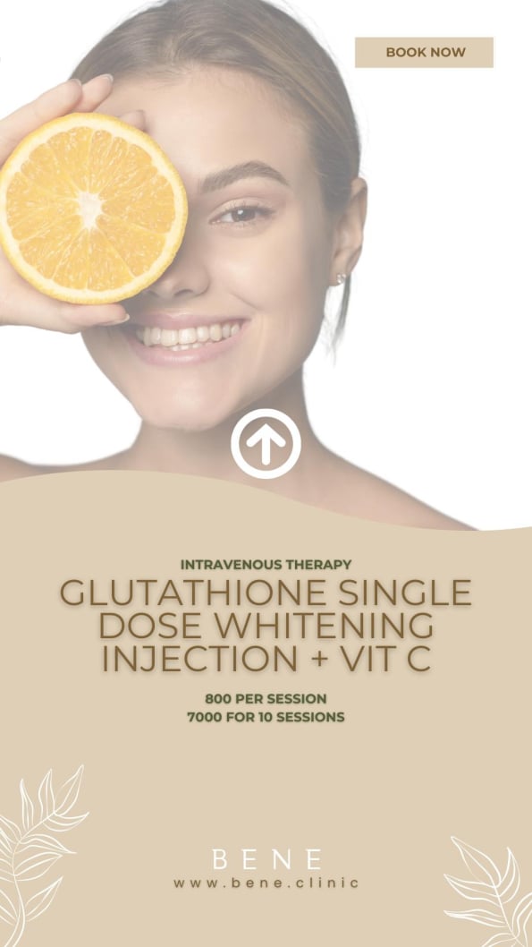 GLUTATHIONE SINGLE DOSE WHITENING INJECTION + VIT C